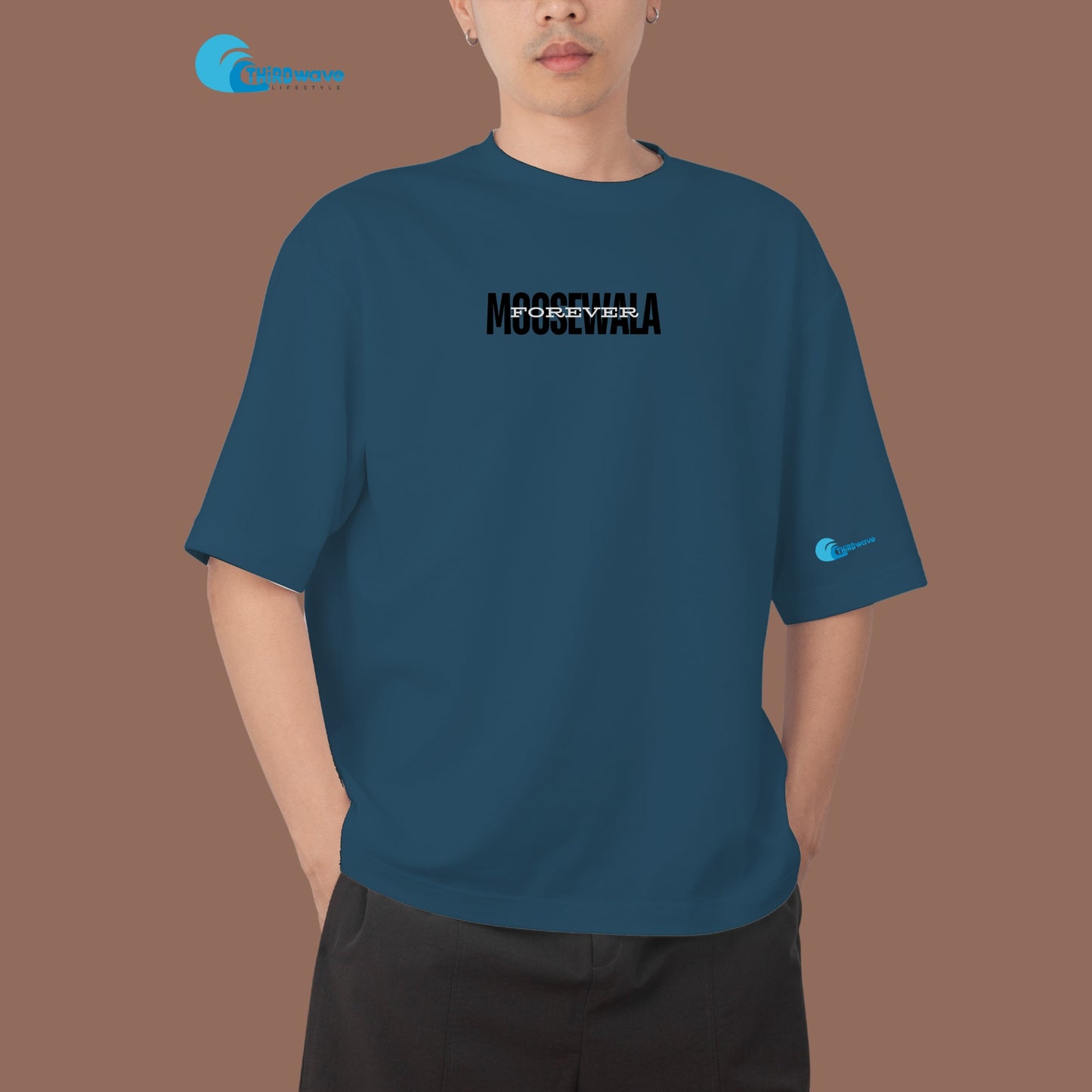 Moosewala Premium Quality French Terry cotton Oversized Tshirt